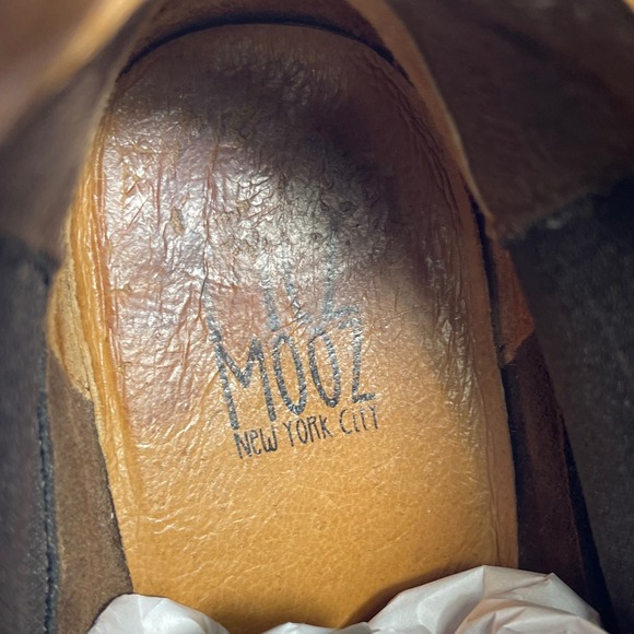 Miz Mooz LEWIS Chelsea Boots Booties Brown Leather Pull On Women's Size 8.5 US - Picture 9 of 12